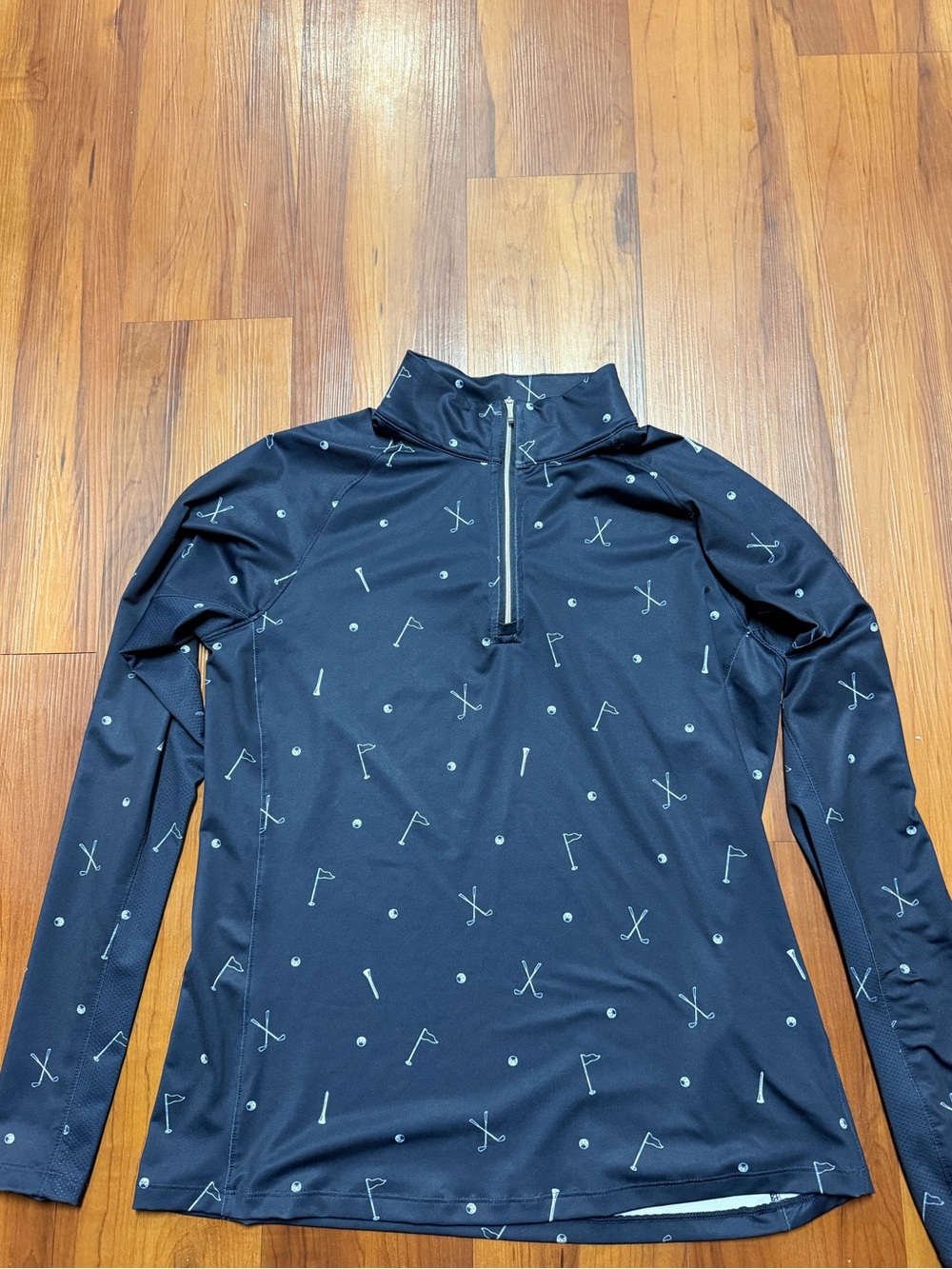 Lady Hagen golf themed quarter zip